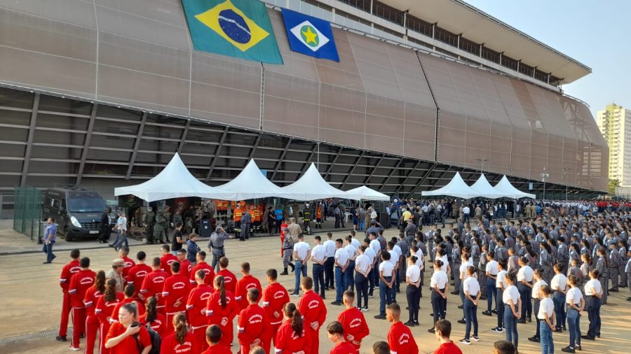 MT:  Governo abre neste sábado (12) jogos do Campeonato das Escolas Estaduais Militares na Arena Pantanal