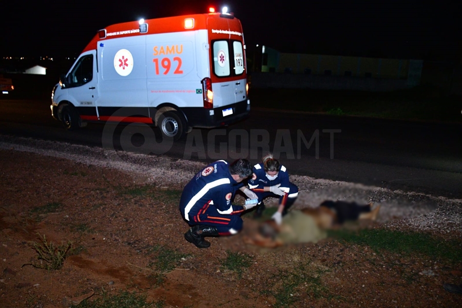 ESTAVA A PÉ:  Idoso tenta atravessar Anel Viário e morre atropelado