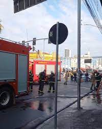 Corpo de Bombeiros evita incêndio em estabelecimento comercial no centro de Cuiabá