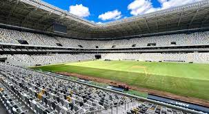 Arena MRV tem parte do gramado substituído para partida entre Atlético-MG e Botafogo