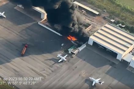 MT:  TRAGÉDIA EM CUIABÁ:  Acidente com avião em pista de gigante do agro deixa 2 mortos