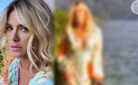 Vestido longo floral: Carolina Dieckmann arrasa em look com recorte ao ir em casamento milionário do ano