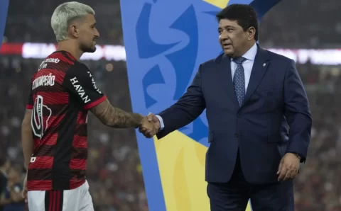Presidente da CBF, Ednaldo Rodrigues viaja à sede da Conmebol para discutir uso do Maracanã pelo Flamengo