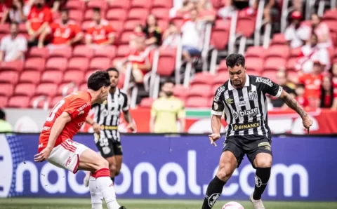 Santos toma sete do Internacional e encerra rodada na 18ª colocação do Brasileiro