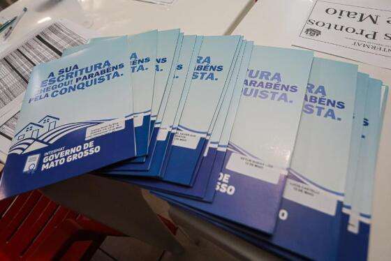 MT:   ATÉ SEXTA-FEIRA:   Moradores de Nobres devem se cadastrar para receber escrituras definitivas de imóveis