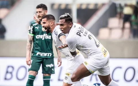 Santos chega à terceira vitória seguida pela primeira vez no Brasileirão 2023