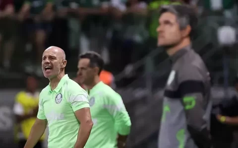 Auxiliar de Abel elogia dinâmica do Palmeiras em goleada e sai em defesa de Breno Lopes: “Só olham para o erro”