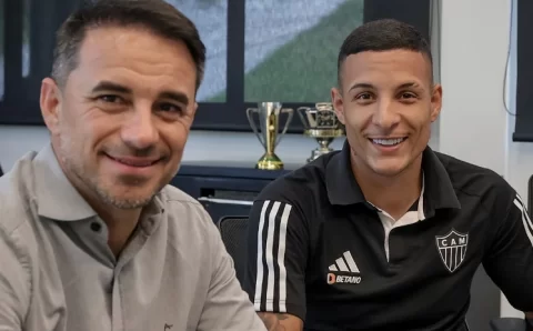 Atlético-MG renova contrato do lateral Guilherme Arana até 2027