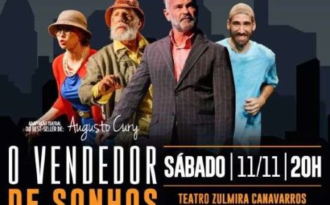 MT:  HOJE:    11 DE NOVEMBRO  Sucesso de público, peça O Vendedor de Sonhos retorna a Cuiabá