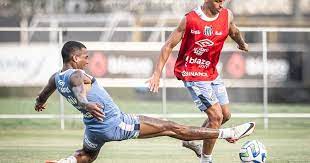 Com treino tático, Santos segue preparação para jogo contra o Botafogo