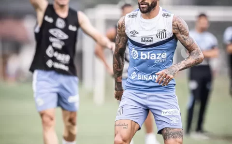 Caiçara sofre lesão no quadríceps e não atua mais pelo Santos em 2023