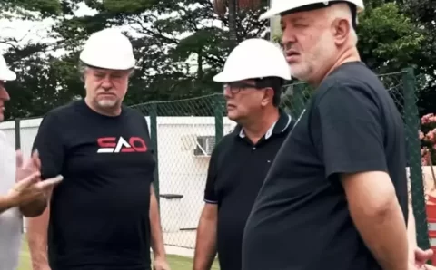 Com presença da diretoria, São Paulo prossegue com as reformas no CT durante férias do elenco