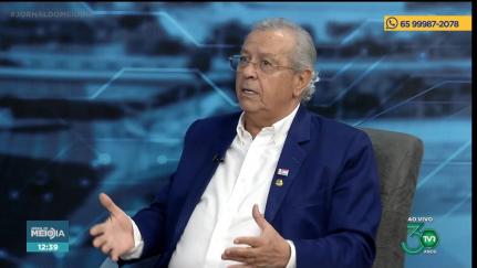MT:  DISPUTA PELO PALÁCIO ALENCASTRO:  Jayme Campos defende permanência de Botelho no União Brasil
