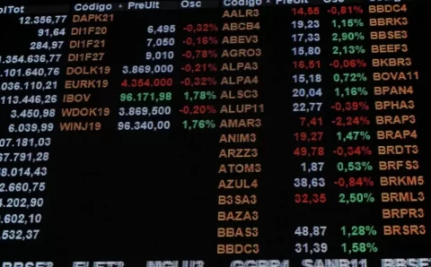 Dólar fecha a R$ 4,85 e tem maior queda em 7 anos; Ibovespa sobe 22%, melhor desempenho desde 2019