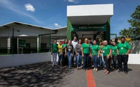 MT.   REVITALIZAÇÃO.      Secretária de Educação faz vistoria técnica na EMEB São Sebastião, 23ª unidade reformada no segundo mandato do Prefeito Emanuel Pinheiro