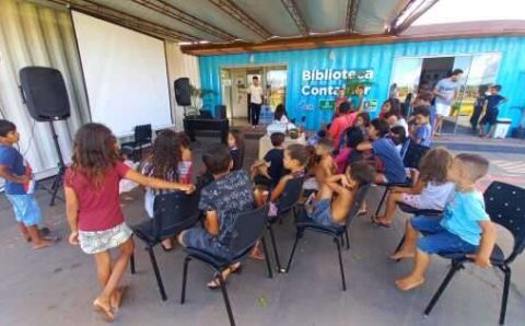 MT:   CULTURA E EDUCAÇÃO:    Cerca de 2 mil crianças foram atendidas pela Biblioteca Container em 2023