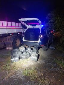 Polícia apreende 420 tabletes de cocaína em carreta na BR-070