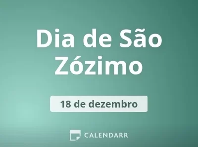 Dia de São Zózimo