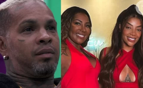 Rodriguinho critica Ludmilla após show no ‘BBB 24’ e mãe da cantora rebate: ‘Bater em mulher ele gosta’