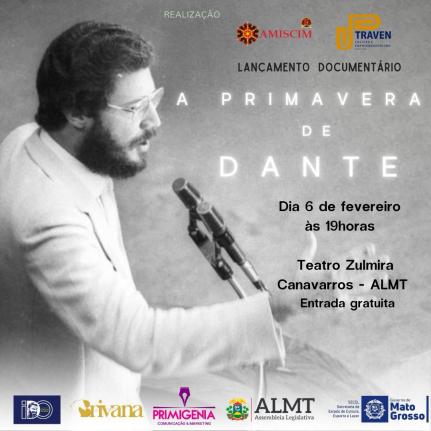 MT:  Documentário sobre a vida de Dante de Oliveira será exibido dia 6 de fevereiro