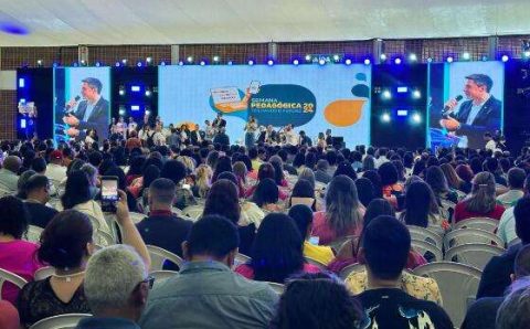 MT:  SEMANA PEDAGÓGICA:   Seduc reúne mais de 4 mil profissionais para alinhamento das ações do ano letivo de 2024