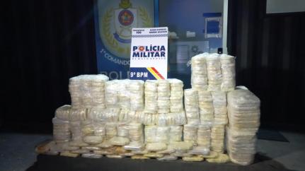 Mais de 600 kg de drogas são recolhidos em ações policiais no último mês do ano
