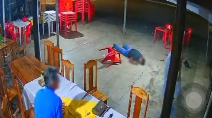MATO GROSSO: Homem é assassinado com vários tiros e funcionária fica ferida em restaurante