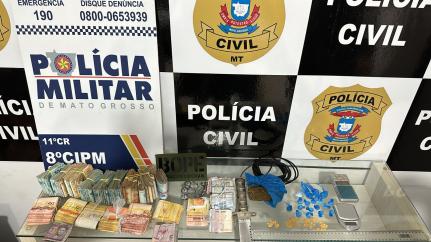 OPERAÇÃO NOVO LÍDER: Faccionados acusados de tortura são presos e R$ 80 mil apreendidos