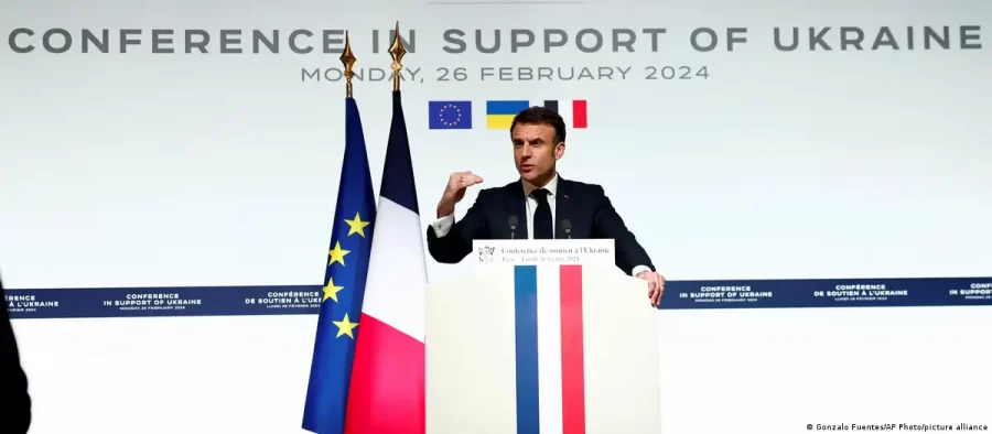 Aliados rebatem Macron sobre envio de tropas à Ucrânia