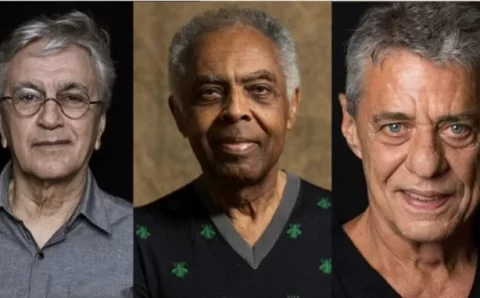 Caetano, Gil e Chico receberão título de Honoris Causa de universidade da Bahia