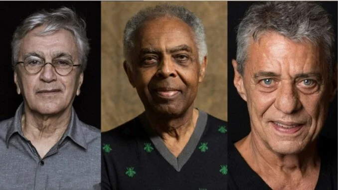 Caetano, Gil e Chico receberão título de Honoris Causa de universidade da Bahia