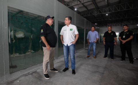 MT:  CARTÃO POSTAL:   Prefeito de Cuiabá realiza vistoria em obras de revitalização do Aquário Municipal e Orla do Porto