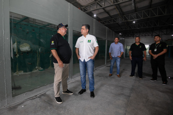 MT:  CARTÃO POSTAL:   Prefeito de Cuiabá realiza vistoria em obras de revitalização do Aquário Municipal e Orla do Porto