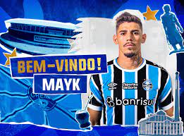 Grêmio anuncia contratação do lateral esquerdo Mayk, ex-Guarani