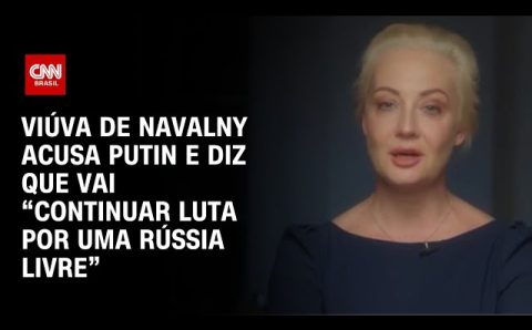 Viúva de Navalny acusa Putin e diz que vai “continuar luta por uma Rússia livre”
