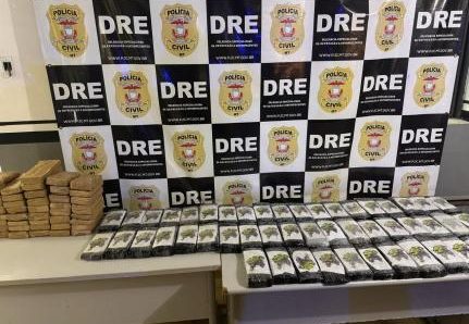 Homem é preso transportando 100 tabletes de cocaína em VG