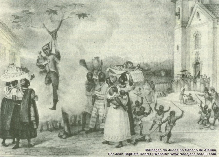 Dia da malhação do Judas – Sábado de Aleluia