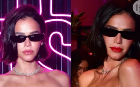 Dois vestidos, uma noite: de decote profundo à pernas de fora, Bruna Marquezine arrasa em dose dupla com looks para evento. Fotos!