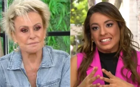 No ‘Mais Você’, Beatriz leva fora de Ana Maria Braga por make exagerada e look de laranja no ‘BBB 24’. Veja resumo!