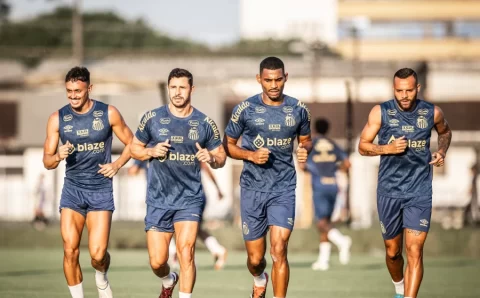 Sem Furch, Santos se reapresenta e começa preparação para final contra o Palmeiras