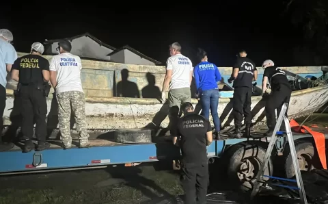 Embarcação encontrada no PA tinha como destino Ilhas Canárias, diz PF