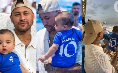 Beleza da filha de Neymar e Bruna Biancardi surpreende em jogo que tornou Al-Hilal campeão saudita: ‘Parece uma boneca’
