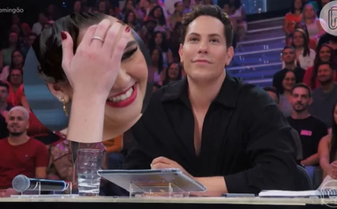 Klara Castanho chora de emoção ao encontrar Christian Chávez, do RBD: ‘Eu tô me tremendo inteira’