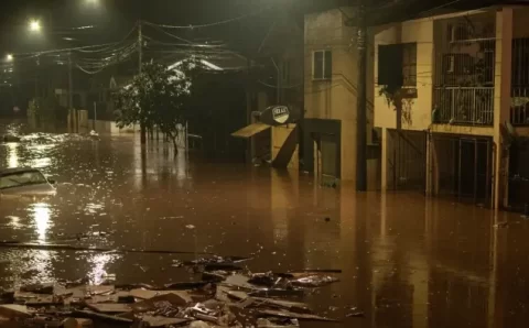 Retorno das chuvas reacende medo de novas enchentes no RS