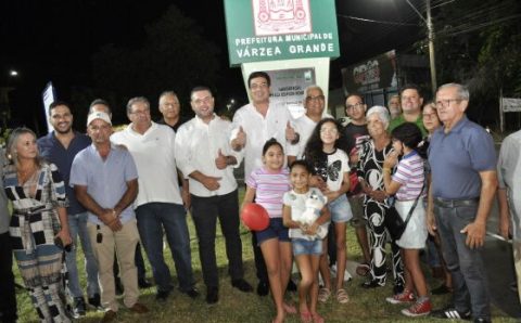 MT:  QUALIDADE DE VIDA:   Várzea Grande celebra transformação investe R$ 1,15 mi em novas praças e avenidas revitalizadas com áreas de lazer
