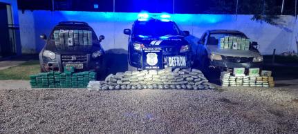 TRÁFICO NA FRONTEIRA: Polícia apreende 370 tabletes com drogas no interior de MT