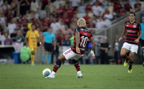Na volta de Gabigol, Flamengo consegue vitória magra sobre o Amazonas pela Copa do Brasil