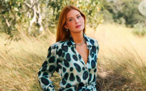 Marina Ruy Barbosa monta look de R$ 7 mil com animal print exótico em viagem ao Pantanal. Veja detalhes!