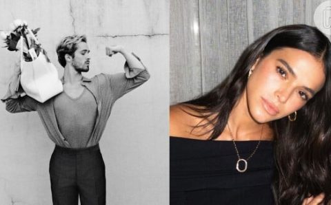 É romance ou não é? No Dia dos Namorados, João Guilherme posta foto com buquê de rosas e Bruna Marquezine reage