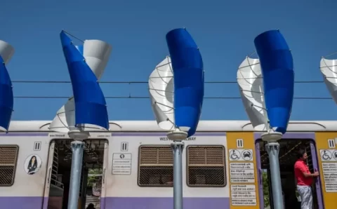 Trens, aviões e automóveis podem ser fonte de energia eólica
